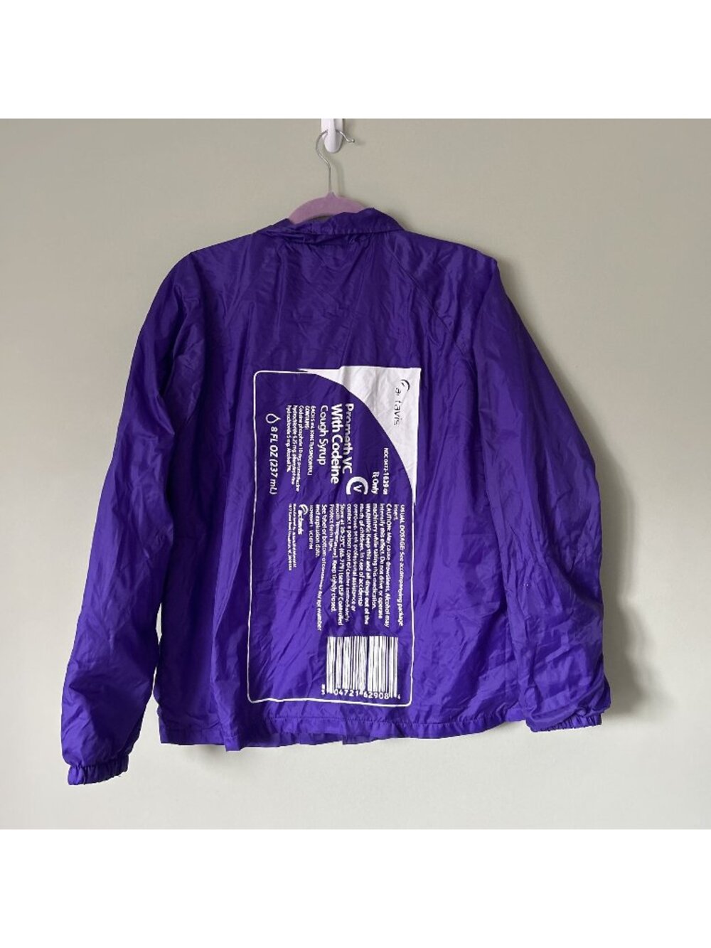 Superrradical Purple Augusta Sportswear Coach Jacket Size Medium M